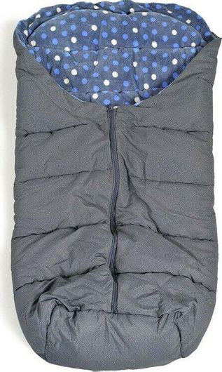 Ποδόσακος Καροτσιού Cangaroo Cuddle Universal Αδιάβροχος Μπλε 80x46cm