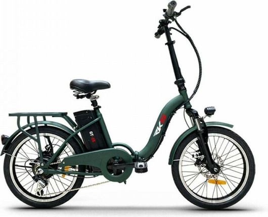 Ηλεκτρικό Ποδήλατο RKS GT25 Αναδιπλούμενο 250W 20" 25km/h με Αυτονομία 35km Πράσινο