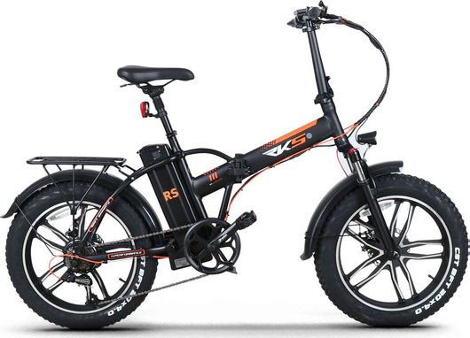 Ηλεκτρικό Ποδήλατο RKS RSIII-PRO Αναδιπλούμενο 250W 20" 25km/h με Αυτονομία 45km Μαύρο