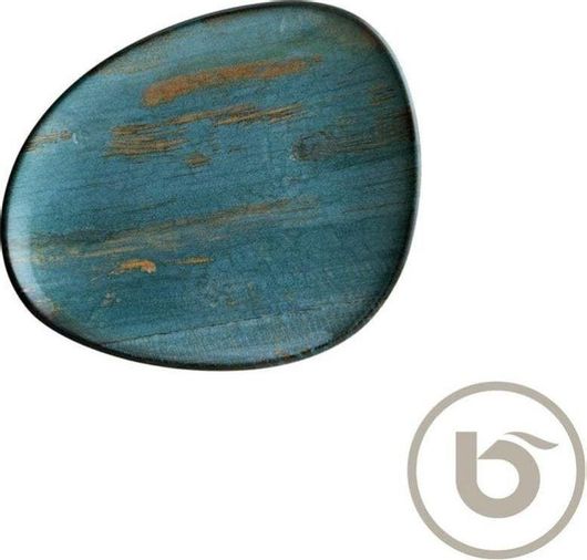 Πιάτα Σερβιρίσματος Bonna 36354 Ρηχό Πορσελάνης 24cm Σετ 12τμχ Μπλε