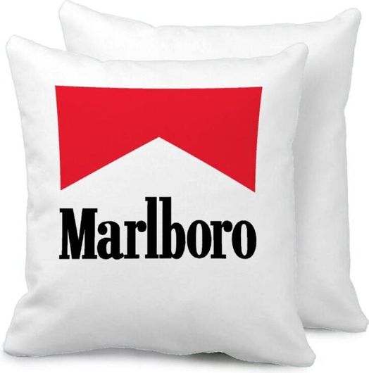 Διακοσμητικό Μαξιλάρι Marlboro Καναπέ 40x40cm Λευκό