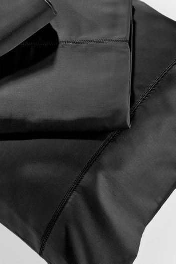 Μαξιλαροθήκη Down Town Home 250/10 410867 Βαμβακερή 50x50cm Μαύρο