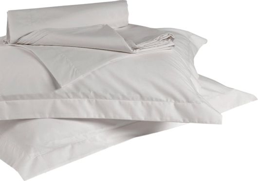 Σετ Μαξιλαροθήκες Kentia True Col 4203 27476 Βαμβακερή 50x70cm Λευκό