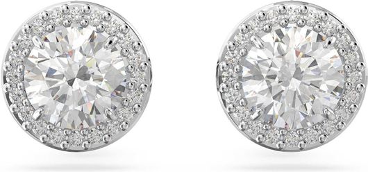 Σκουλαρίκια Swarovski 5636269 Constella Επιπλατινωμένα με Λευκά Κρύσταλλα