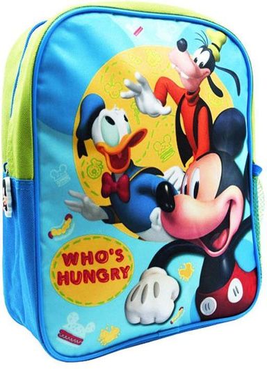 Σχολική Τσάντα Νηπιαγωγείου Mickey Mouse - Donalt - Γκούφυ Μπλε Disney