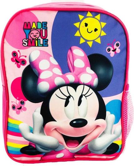 Σχολική Τσάντα Νηπιαγωγείου Πλάτης Minnie Mouse Ροζ