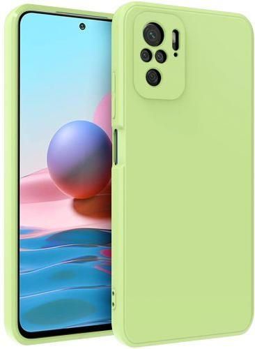 Bodycell Square Liquid Back Cover Σιλικόνης Light Green Redmi Note 10/10s/Poco M5s