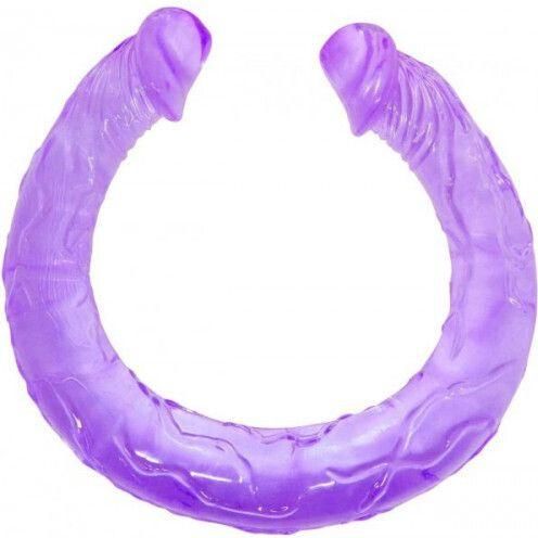 Dildo Baile Διπλό 45cm Μοβ