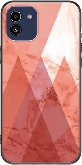 Θήκη Κινητού Back Cover για Samsung Galaxy A03 - Black TPU - The Triangles