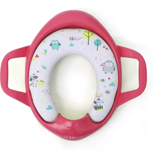 Παιδικό Κάθισμα Τουαλέτας Bbluv Poti με Εύκαμπτη Επιφάνεια Φούξια