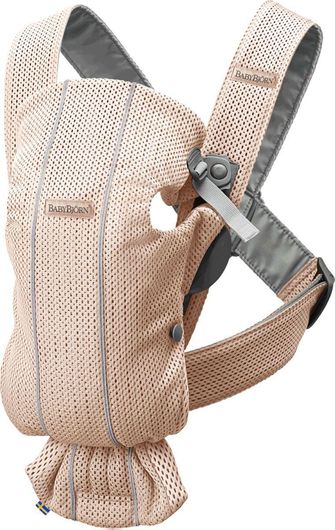 Μάρσιπος BabyBjorn Mini 3D Mesh με Μέγιστο Βάρος 11kg Μπεζ