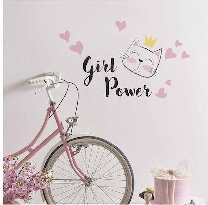 Παιδικό Διακοσμητικό Αυτοκόλλητο Τοίχου Ango Girl Power M 50x80cm 12τμχ
