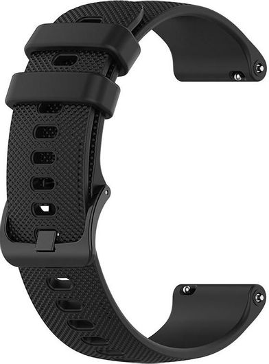 Λουράκι SmartWatch Sonique για Garmin Forerunner255S / Venu 2S / Vivomove 3S / vivoActive 4s Σιλικόνη Μαύρο