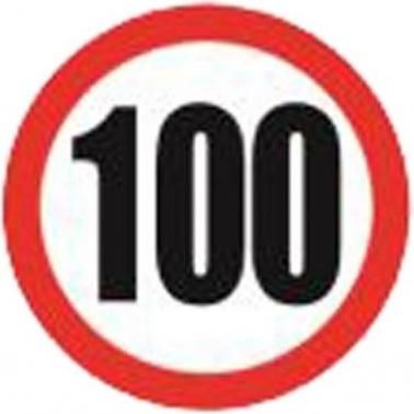 Αυτοκόλλητο Σήμα Auto Gs 24607 Ταχύτητας 100