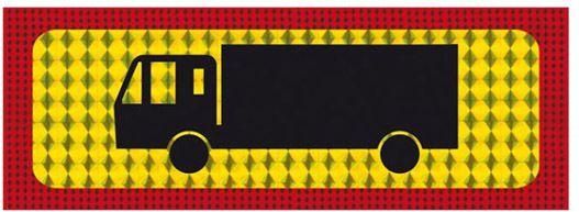 Πινακίδα Φορτηγού Auto Gs 20960 Αυτοκόλλητη