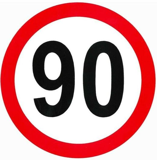 Αυτοκόλλητο Σήμα Auto Gs 24606 Ταχύτητας 90