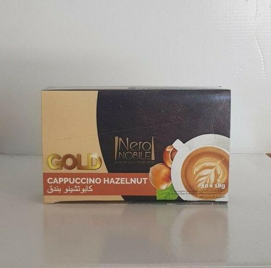 Καφές Espresso Cappuccino Nero Nobile Hazelnut 10x18gr
