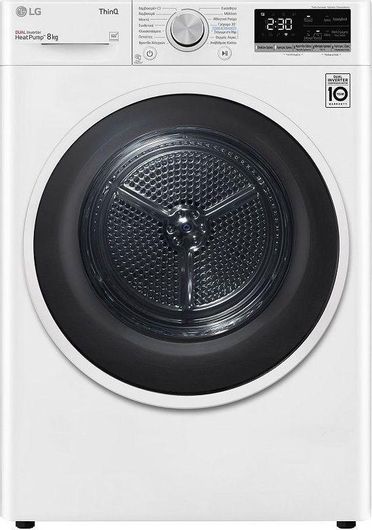 Στεγνωτήριο Ρούχων Lg RH80V9AVHN.BBWQKHS 8kg