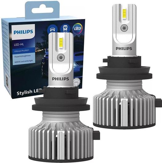 Λάμπες Αυτοκινήτου Philips LED H8 / H11 / H16 12-24V 20W 6000K 2τμχ Ψυχρό Λευκό
