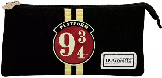Κασετίνα Karactermania Harry Potter 9 3/4 Triple Pencil Case Μαύρο