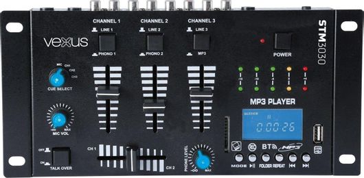Μίκτης Vexus STM3030 Αναλογικός 4 Καναλιών & Bluetooth Μαύρο