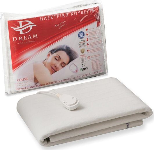Ηλεκτρικό Υπόστρωμα Dream Classic Διπλό 120W 140x155cm Λευκό