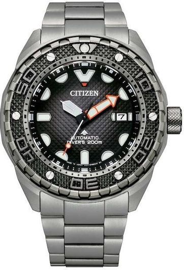 Ανδρικό ρολόι Citizen NB6004-83E Promaster Mechanical με Μεταλλικό Μπρασελέ Ασημί