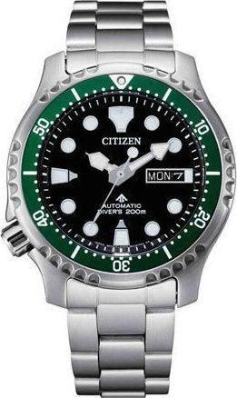Ανδρικό ρολόι Citizen NY0084-89E Promaster Αυτόματο με Μεταλλικό Μπρασελέ Ασημί 