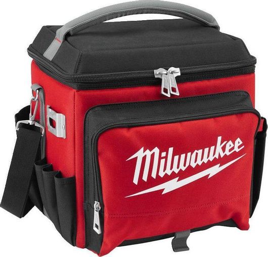 Τσάντα Εργαλείων Milwaukee 4932464835 Cooler Εργοταξίου Ώμου Κόκκινο Μ35xΠ28xΥ38cm