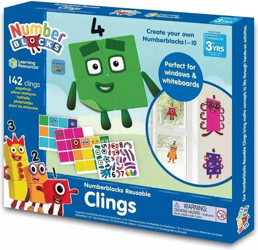 Εκπαιδευτικό Παιχνίδι Learning Resources Numberblocks Reusable Clings για 3+ Ετών