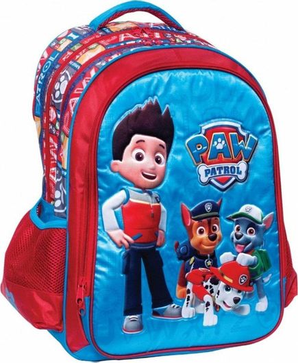 Σχολική Τσάντα Δημοτικού Gim Paw Patrol Πλάτης Μπλε