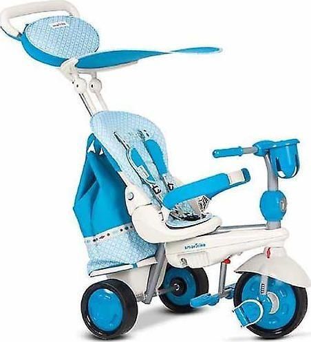 Παιδικό Τρίκυκλο Ποδήλατο Smart Trike Μετατρεπόμενο με Αποθηκευτικό Χώρο Σκίαστρο & Χειρολαβή Γονέα Splash για 12+ Μηνών Μπλε