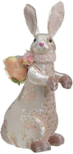 Πασχαλινό Διακοσμητικό Λαγός Inart Υφασμάτινος 49cm