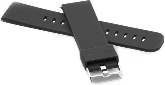 Λουράκι Ρολογιού Diloy Straps από Καουτσούκ 22mm Μαύρο
