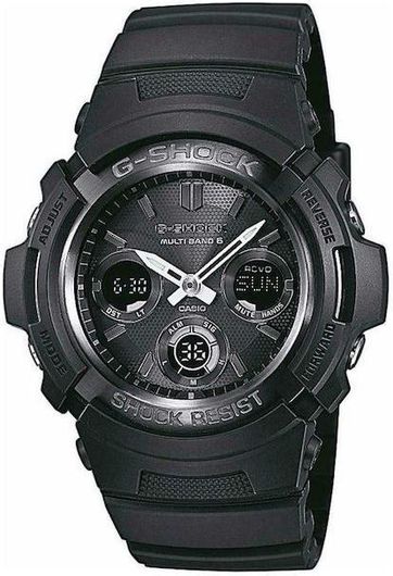 Ανδρικό Ρολόι Casio AWGM100B-1A Casio G-shock με Λουράκι από Καουτσούκ Μαύρο