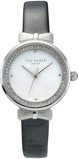 Γυναικείο Ρολόι Ted Baker TE50861002 με Δερμάτινο Λουράκι Μαύρο