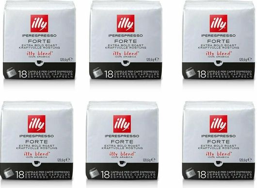 Κάψουλες Espresso Illy Συμβατές με Μηχανή Iperespresso 108caps