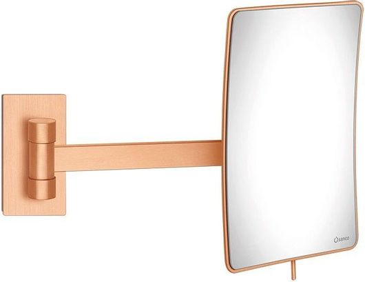 Καθρέπτης Μπάνιου Sanco MR-305-AB6 Μεταλλικός Ορθογώνιο 15x21cm Χρυσό