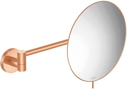 Καθρέπτης Μπάνιου Sanco MR-705-AΒ6 Μεταλλικός Στρογγυλό 33.5x20cm Χρυσό