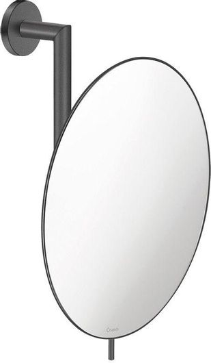 Καθρέπτης Μπάνιου Sanco MR-764-122 Μεταλλικός Στρογγυλό 20x20cm Γκρι