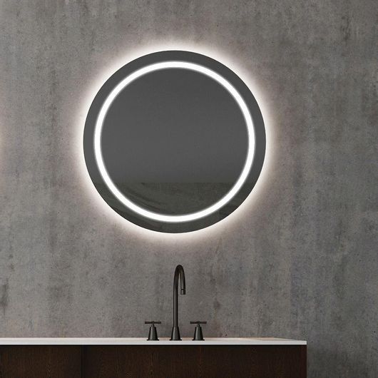 Καθρέπτης Μπάνιου Luminor Polar POL59 Στρογγυλός LED 59x59cm