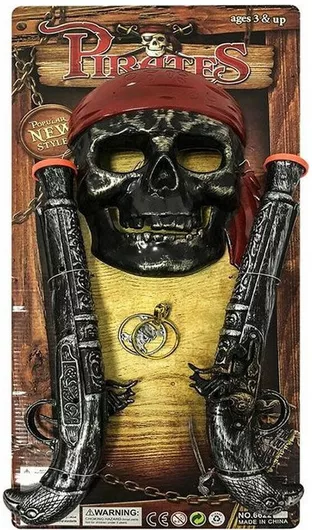 Αποκριάτικο Αξεσουάρ CARNAvalista Σετ Πειρατή 5τμχ