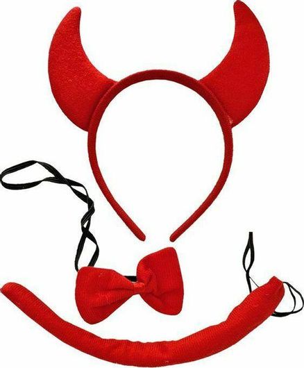 Αποκριάτικο Αξεσουάρ CARNAVAlista Σετ Διαβολάκι 3τμχ