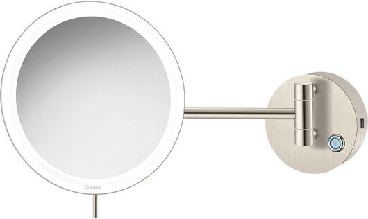 Καθρέπτης Μπάνιου Sanco MRLED-905-A73 20cm με LED Φωτισμό Μεταλλικός Ασημί