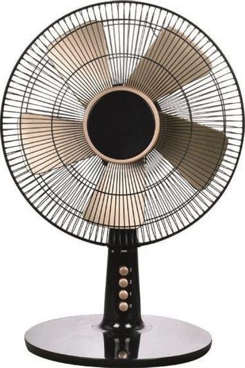 Ανεμιστήρας Eurolamp 147-29058 Στρογγυλός 40W Επιτραπέζιος Μαύρο
