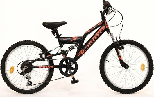 Παιδικό Ποδήλατo Matrix Flash 20" Μαύρο/Πορτοκαλί
