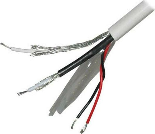 Καλώδιο Σύνδεσης Συστημάτων CCTV Εικόνας & Ήχου για Κάμερες Ασφαλείας 100m CCTV-02