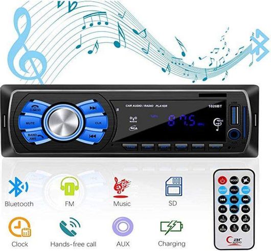 Ηχοσύστημα Αυτοκινήτου CDX-GT1026BT Universal 1DIN Bluetooth/USB/AUX με Οθόνη 3.7"