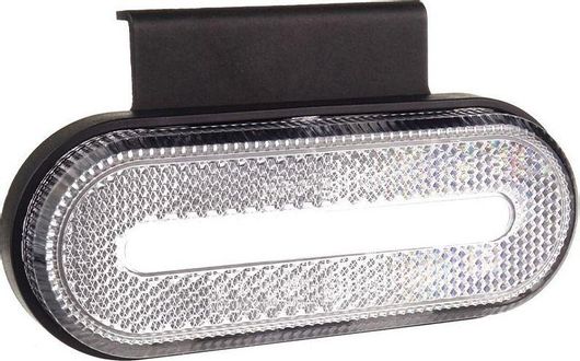 Φως Όγκου Φορτηγού AMiO 02375 Οβάλ 124x49x22mm 10-30V 1τμχ Λευκό