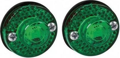 Φώτα Όγκου Φορτηγού Lampa V-1 24V 1 Led 2τμχ Πράσινο